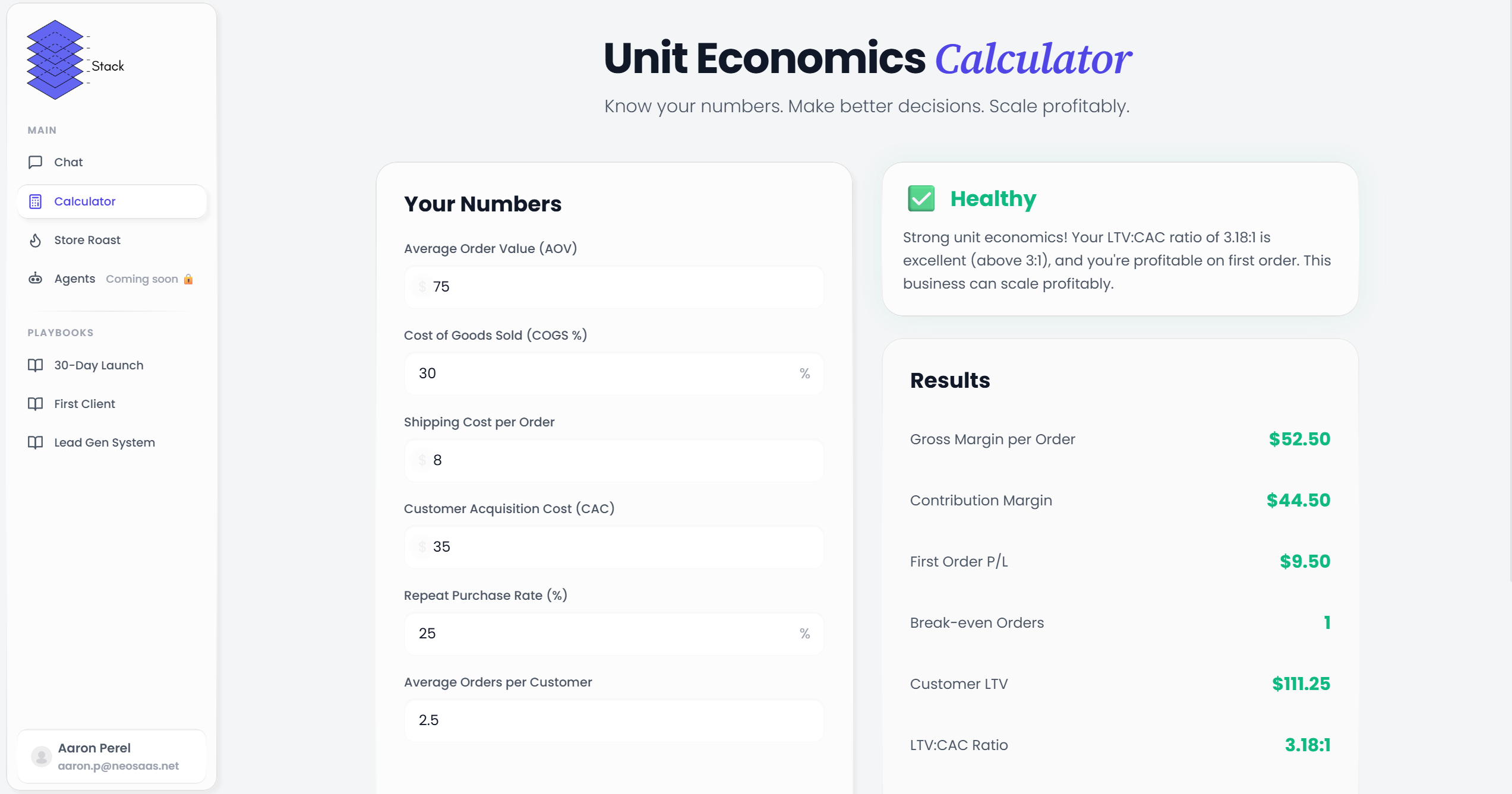 Stack Calculator